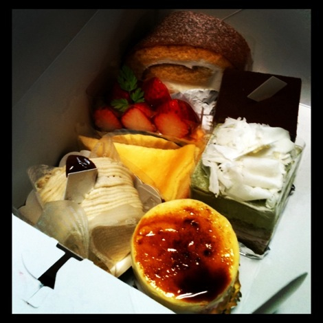 蒸気家のケーキ